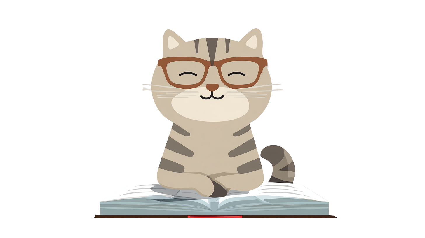 Rufus liest in einem alten Buch